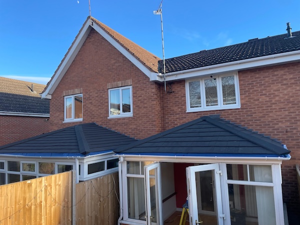 Tiled conservatory roof fitted in Stockport
